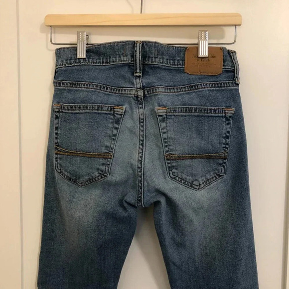 3/$25 ❥ Abercrombie & Fitch 26 x 30 Mid Rise Medium Mid Wash Skinny Jeans Y2K - Picture 5 of 10